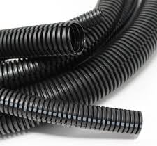 Black Corrugated Tubing