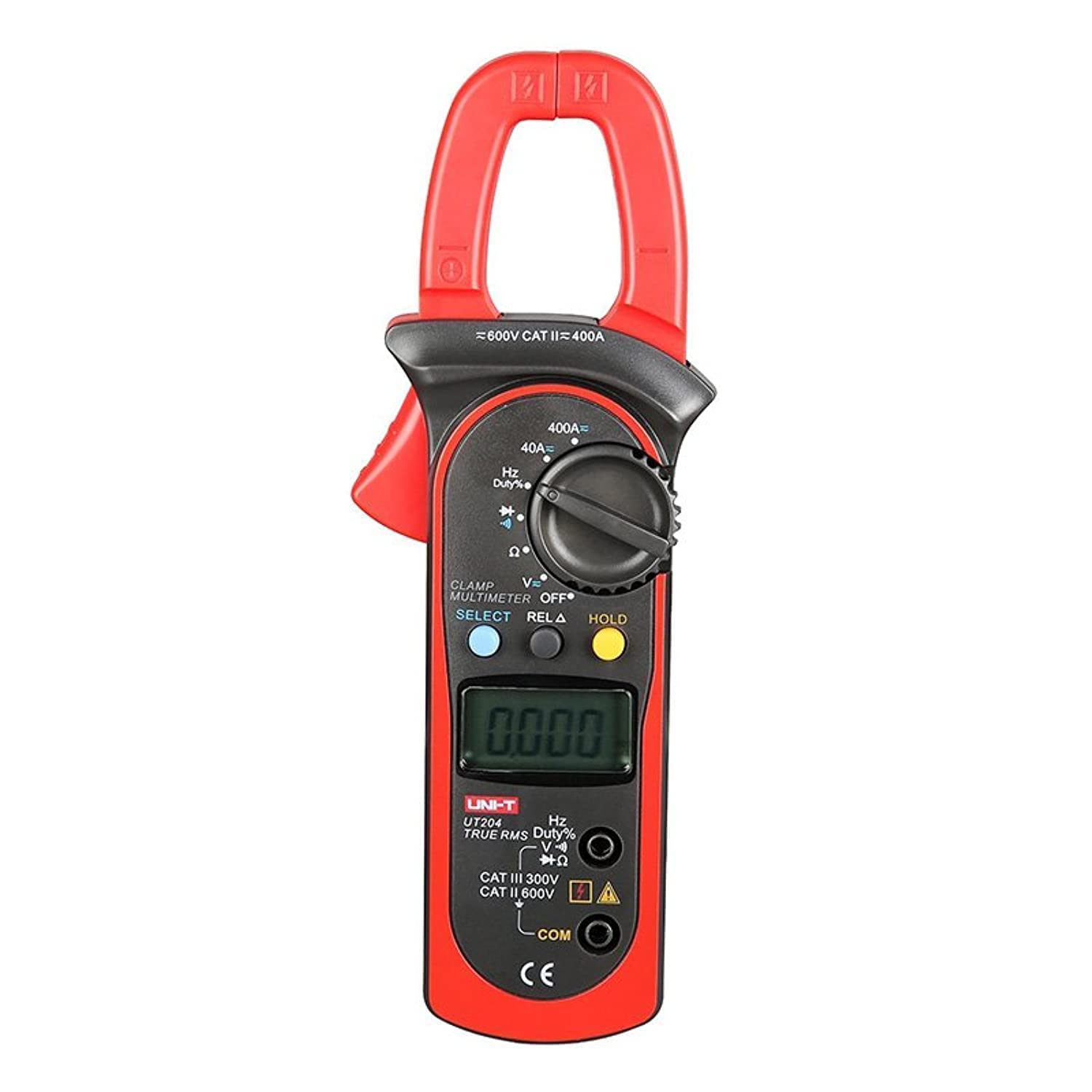 Digital Clamp Meter 400A AC/DC Current Measuring Device Voltage Upto 600V AC/DC (UT203+)